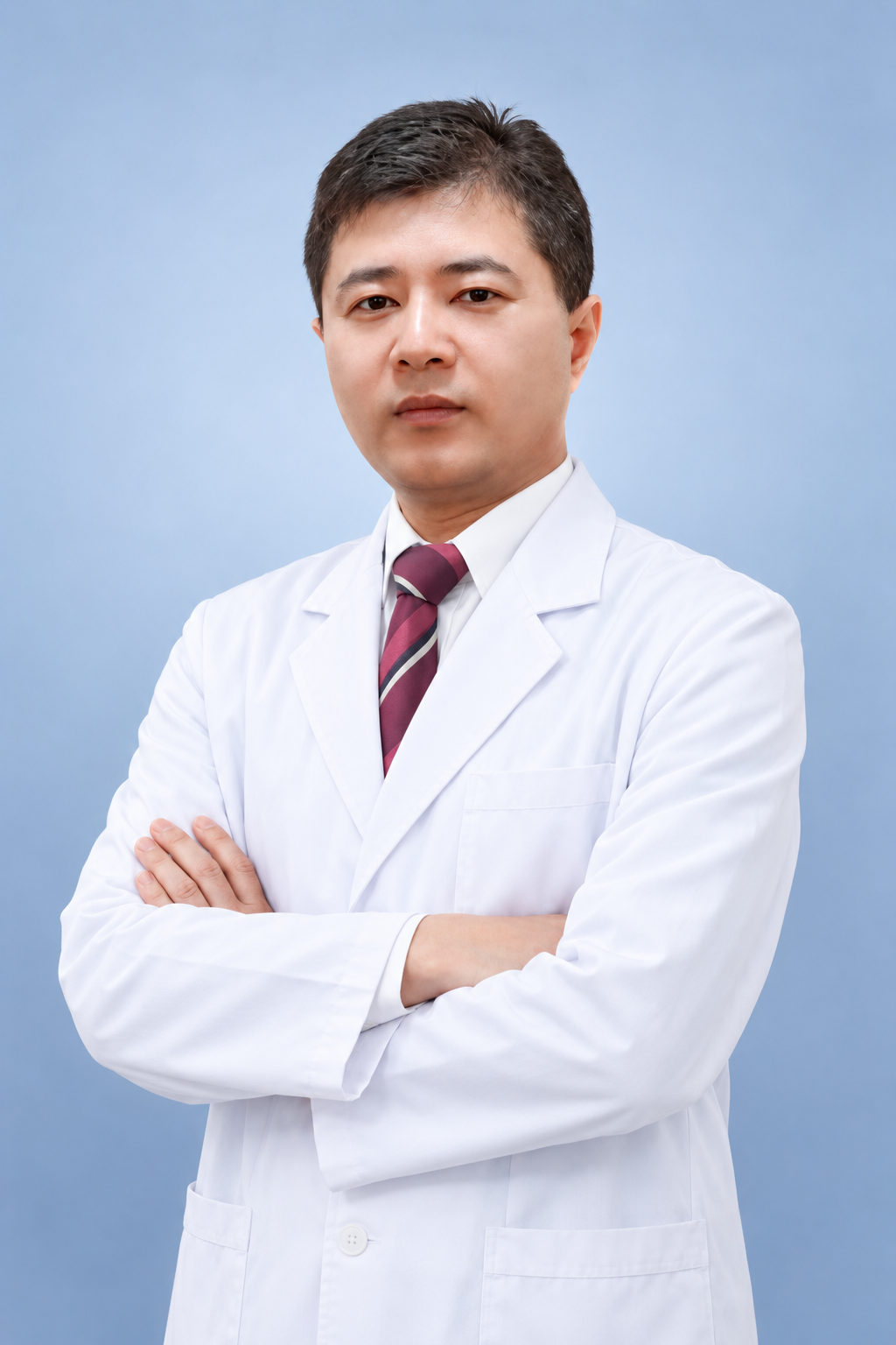 Pr Yan (Chirurgie cardiaque) · Portrait retouché avec l’IA